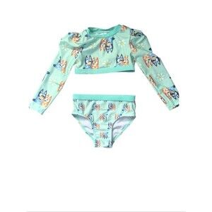 Bluey Two Piece Toddler Swim Suit Size 2T
